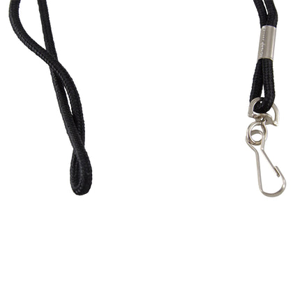 Standard Lanyard Hook Rope Style, Black