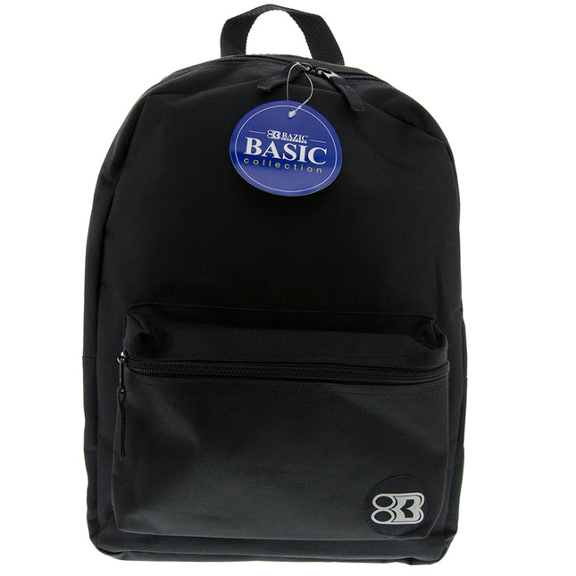 16" Basic Backpack, Black