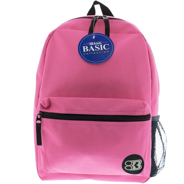 16" Basic Backpack, Fuchsia