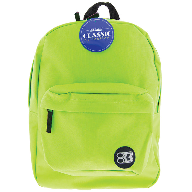 17" Classic Backpack, Lime Green