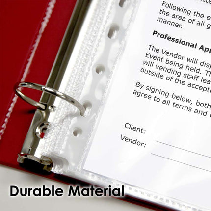 50ct Sheet Protectors Heavy Weight Top Loading