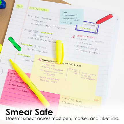 Pen Style Highlighters W/clip, 5ct