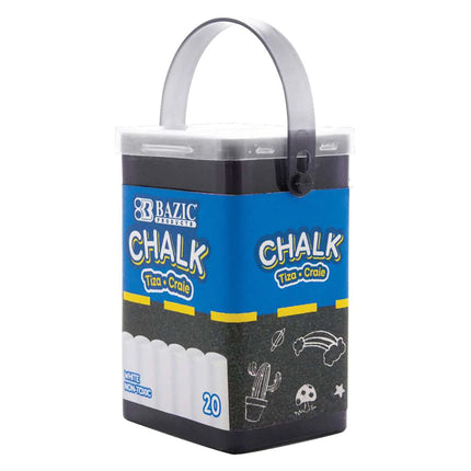 Bazic White Chalk In Bucket