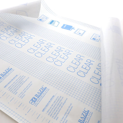 Clear Self Adhesive Book Cover 18in X 1.5 Yards