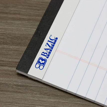Perforated Writing Pads, 8.5" x 11.75", White, 50 Sheets, Pack of 12