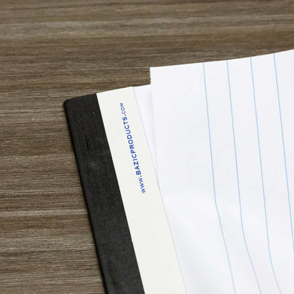 Perforated Writing Pads, 8.5" x 11.75", White, 50 Sheets, Pack of 12