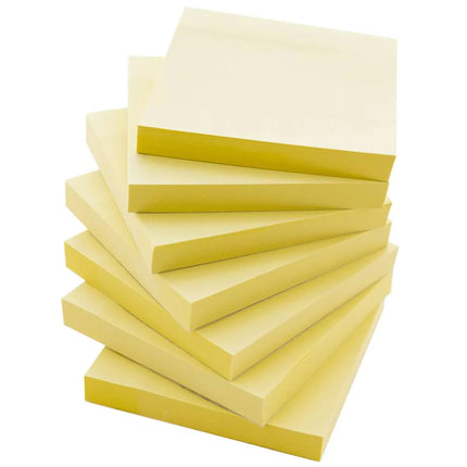 Yellow Stick On Notes, 3X3, 12ct 100 Sheets/pad