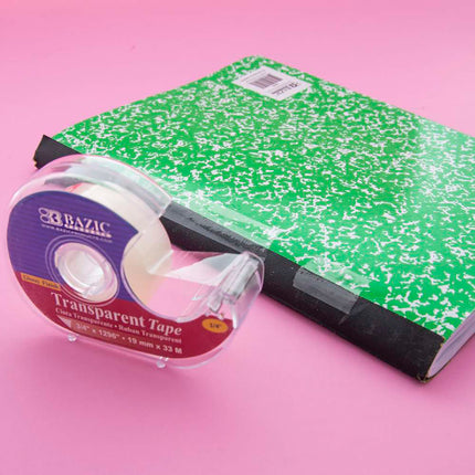 Transparent Tape W/ Dispenser 0.75 X 1296in