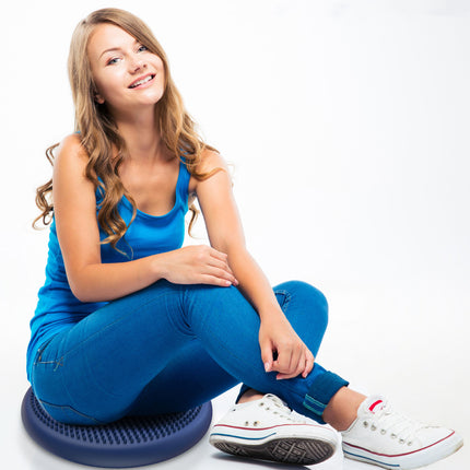 Antimicrobial Big Wiggle Seat Sensory Cushion, Blue