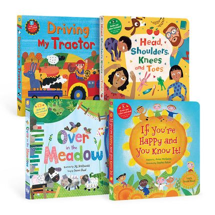 PreK Singalongs Board Book Bundle (Lap Singalongs), Set of 4