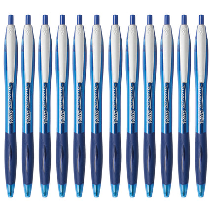 Glide™ Retractable Ball Pen, Medium Point (1.0 mm), Blue, 12-Count