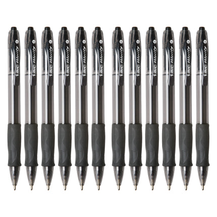 Glide™ Bold Retractable Ball Point Pen, Bold Point, Black, 12-Count