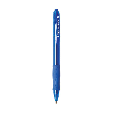 Glide™ Bold Retractable Ball Point Pen, Bold Point, Blue, 12-Count