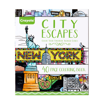 City Escapes Adult Coloring Books
