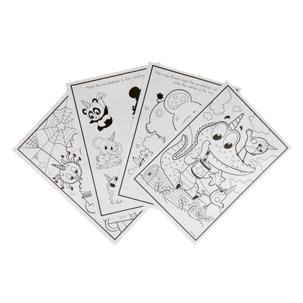 Uni-creatures 96-page Coloring Book