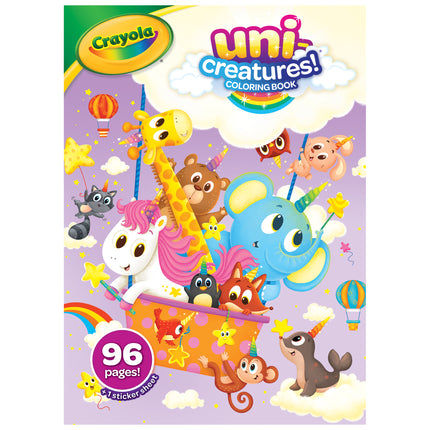 Uni-creatures 96-page Coloring Book