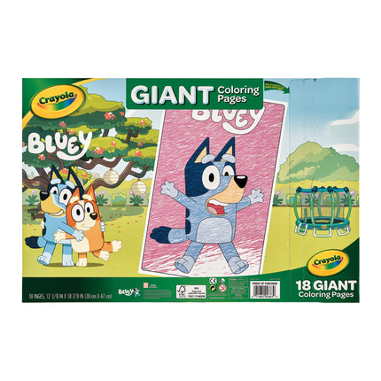 Crayola Giant Coloring Pages Bluey