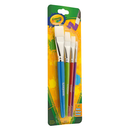 Big Paintbrush Set, Flat, Pack of 4