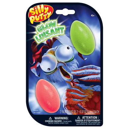 Crayola Silly Putty 2ct Glow Eggs
