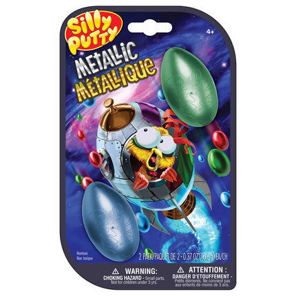 Silly Putty 2ct Metallic Eggs