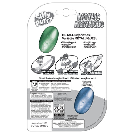 Silly Putty 2ct Metallic Eggs