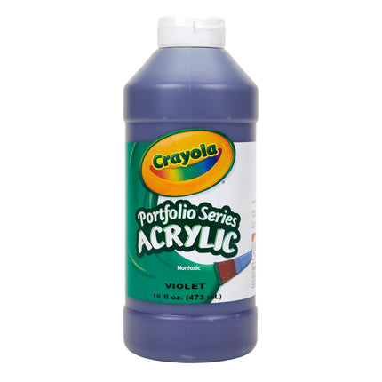 Acrylic Paint, Violet, 16oz, Portfolio Series