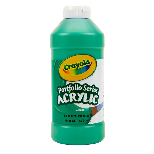 Acrylic Paint, Light Green, 16oz, Portfolio Series