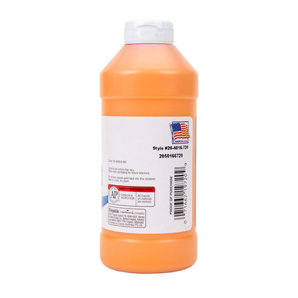 Acrylic Paint, Brill Orange, 16oz, Portfolio Series