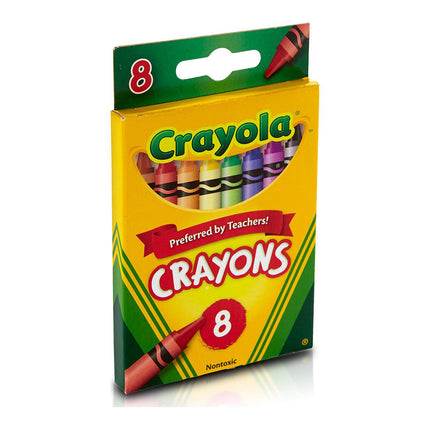 Crayons, Regular Size, 8 Colors