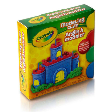 Modeling Clay, 4 Colors, 1 Pound