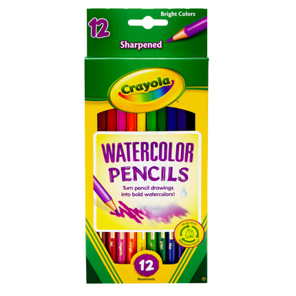 Crayola, Watercolor Pencils, 12 Count