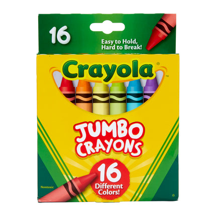 Jumbo Crayons, 16 Colors