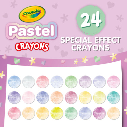 Pastel Crayons, 24ct