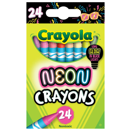 Crayola Neon Crayons, 24ct