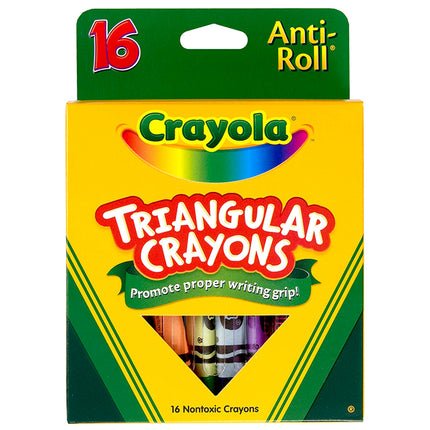 Triangular Crayons, 16 Count