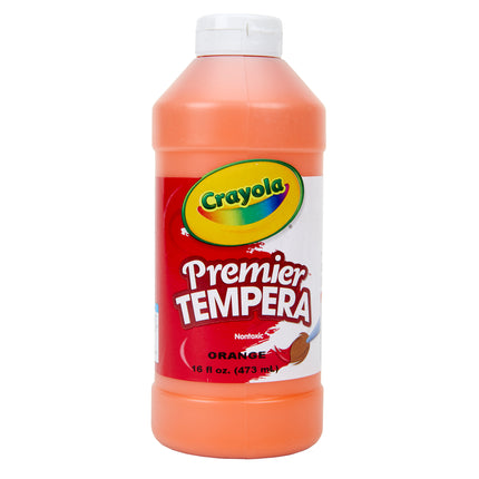 Tempera Paint, Orange, 16 oz, Premier