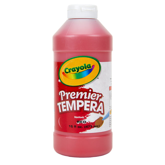 Tempera Paint, Red, 16 oz, Premier