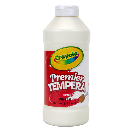 Tempera Paint, White, 16 oz, Premier
