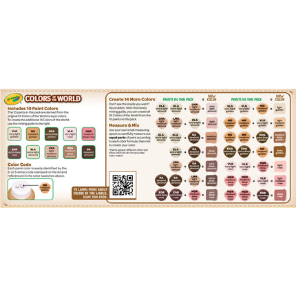 Colors of the World Project Paint, 10 Count