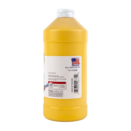 Washable Tempera Paint, Yellow, 32 oz, Artista II