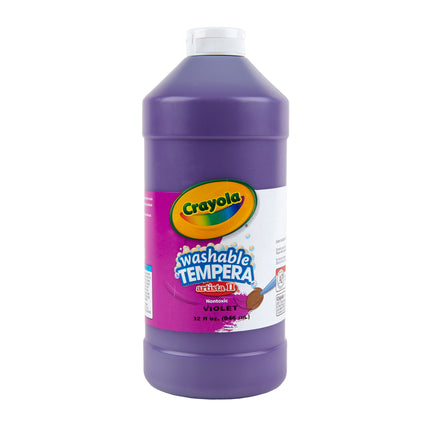 Washable Tempera Paint, Violet, 32 oz Artista II