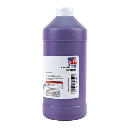 Washable Tempera Paint, Violet, 32 oz Artista II