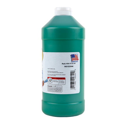 Washable Tempera Paint, Green, 32 oz Artista II