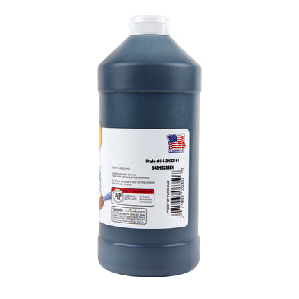 Washable Tempera Paint, Black, 32 oz, Artista II
