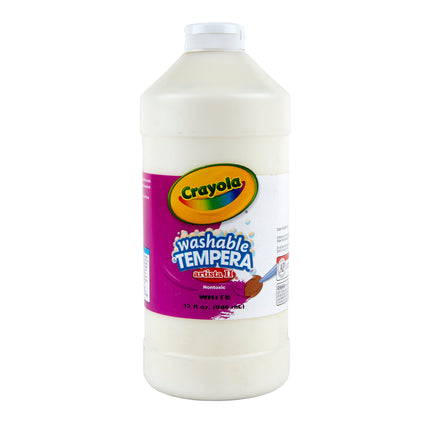 Washable Tempera Paint, White, 32 oz, Artista II