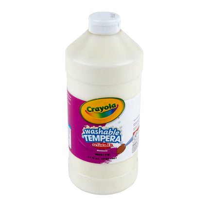 Washable Tempera Paint, White, 32 oz, Artista II