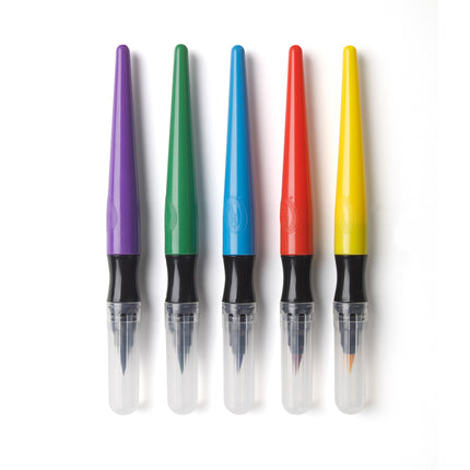 Paint Brush Pens, 5ct