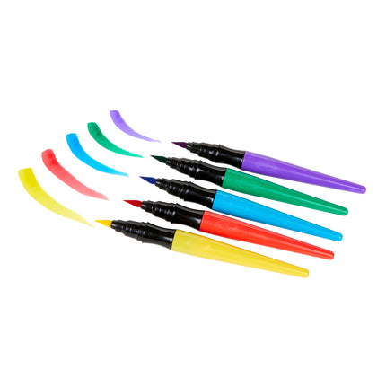 Paint Brush Pens, 5ct