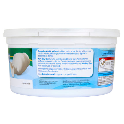 Air-Dry Clay, 2.5 lb, White