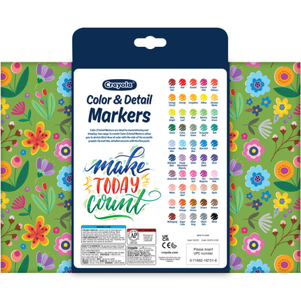 Color & Detail Markers, Pack of 50
